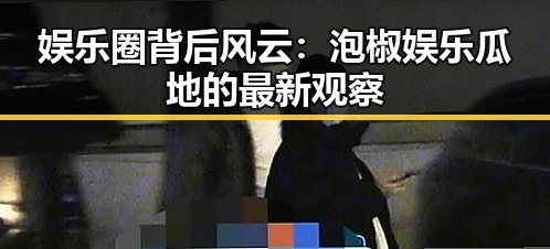 娱乐圈背后风云：泡椒娱乐瓜地的最新观察